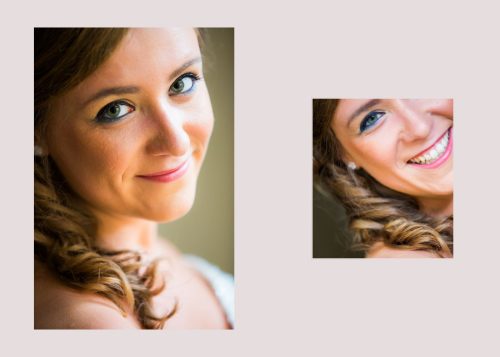 Portrait of the bride.